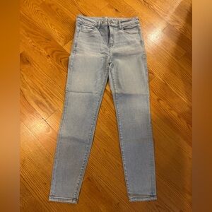 American Eagle Outfitters Light Wash Hi Rise Jeggings